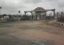 Camp entrance and surrounding grounds